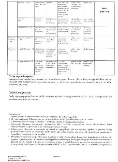 Miód gryczany 2024 - 430 g