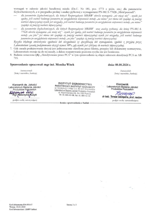 Miód gryczany 2024 - 430 g