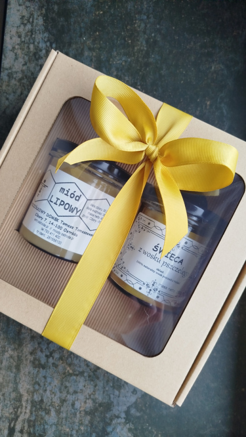 DUO BOX z naturalną świecą