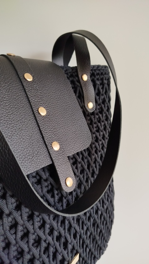 TORBA MIOD(ULA) - czarna za złotem