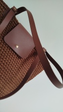 torba QUEEN 2 - cynamon/ciemny brąz